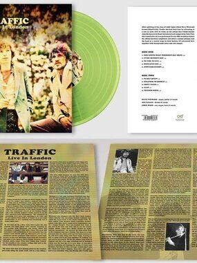 Traffic Live In London LP ~ Numb/Ltd Ed 180g Colored Vinyl ~ New/Sealed!